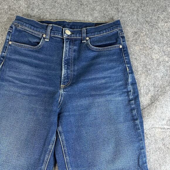 Rag & Bone Jeans Womens 30 Justine High-rise Cropped Flare-leg Jeans In Gem - Picture 2 of 10